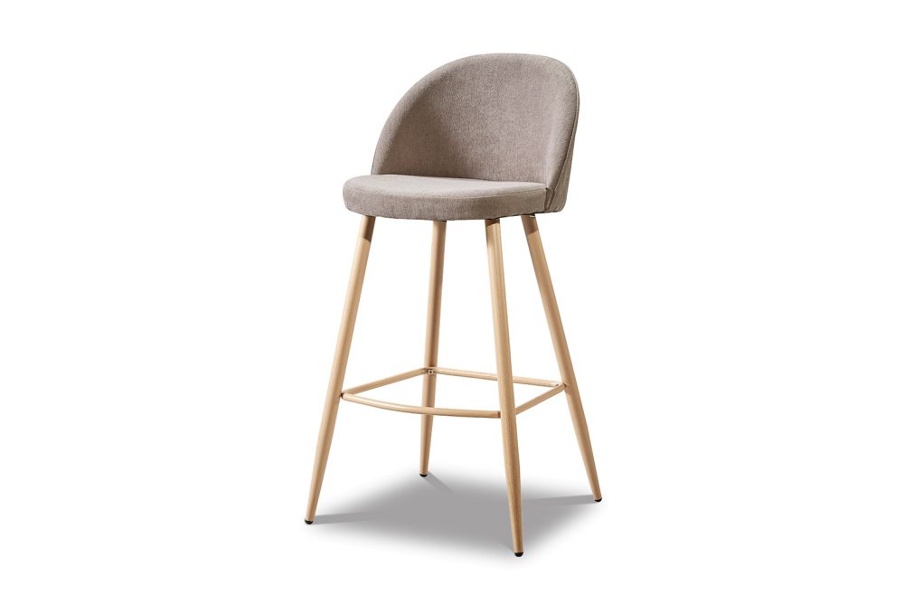 Барные стулья Барный стул 373B dark beige/wood
