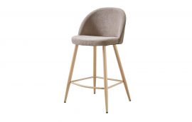 Полубарный стул 373B2 dark beige/wood