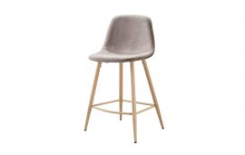 Полубарный стул 350S  dark beige/wood