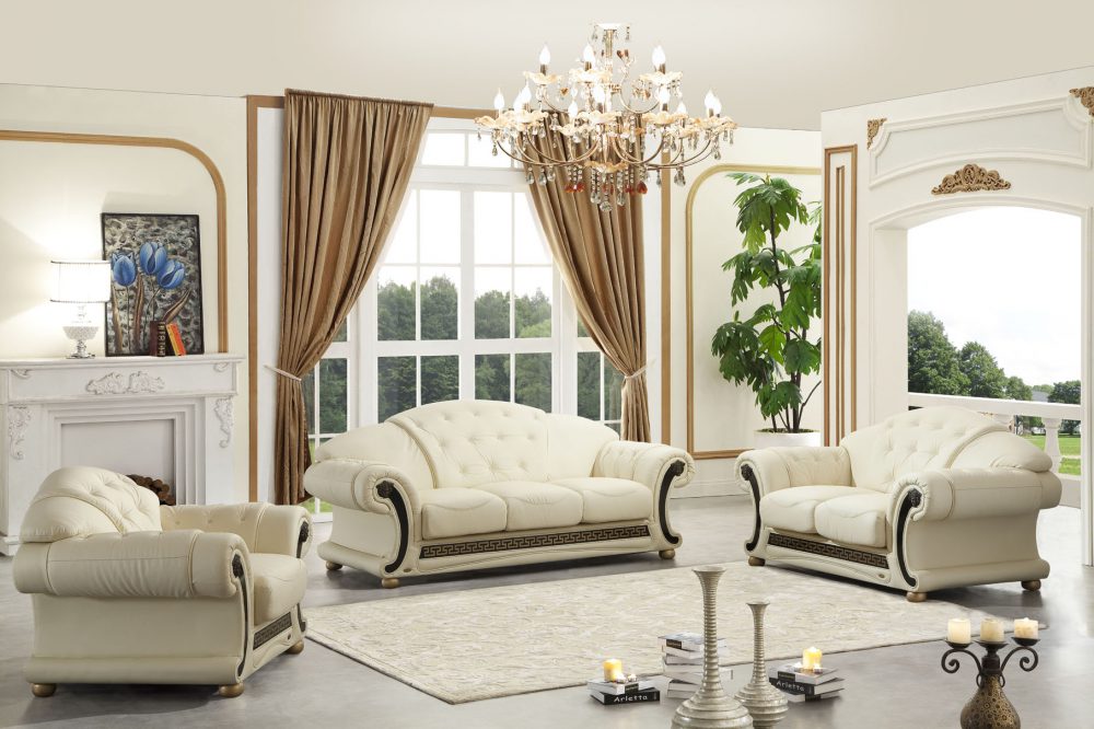 Мягкая мебель набор мягкой мебели VERSACE WHITE