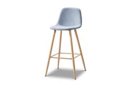 Барный стул 350B blue/wood